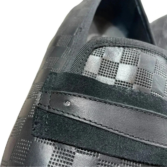 Cognati Leather Black Slip On Loafers Shoes  Made In Italy Size 41 - Picture 6 of 8